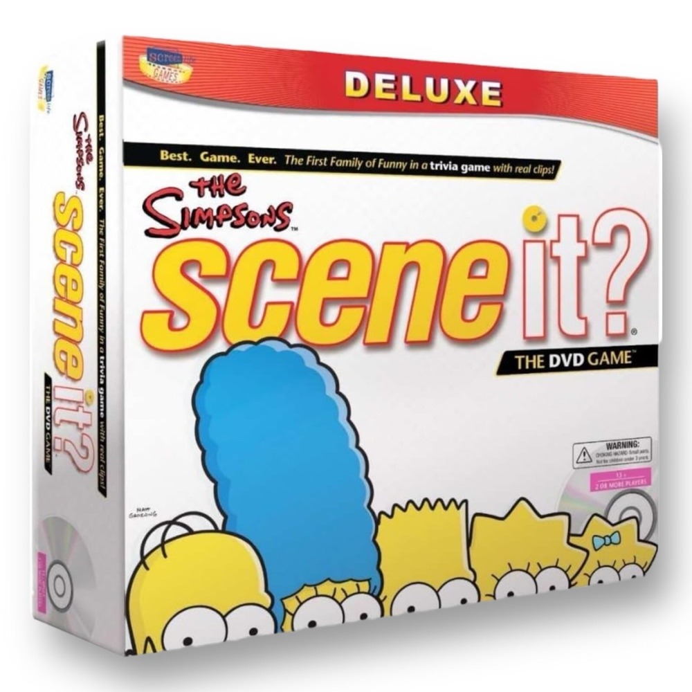 SCENE IT? The Simpsons Deluxe Edition DVD Trivia Game NWT Sealed